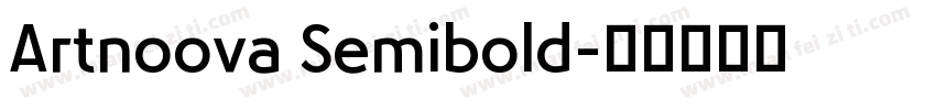 Artnoova Semibold字体转换